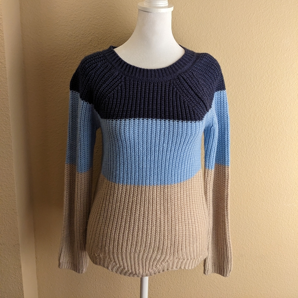 Harper Color Block SweaterSize XS